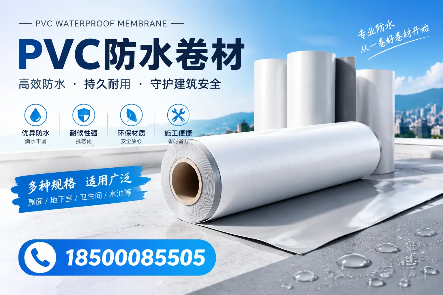 如何选择适合的PVC防水卷材？专家为您解答鄂尔多斯的需求